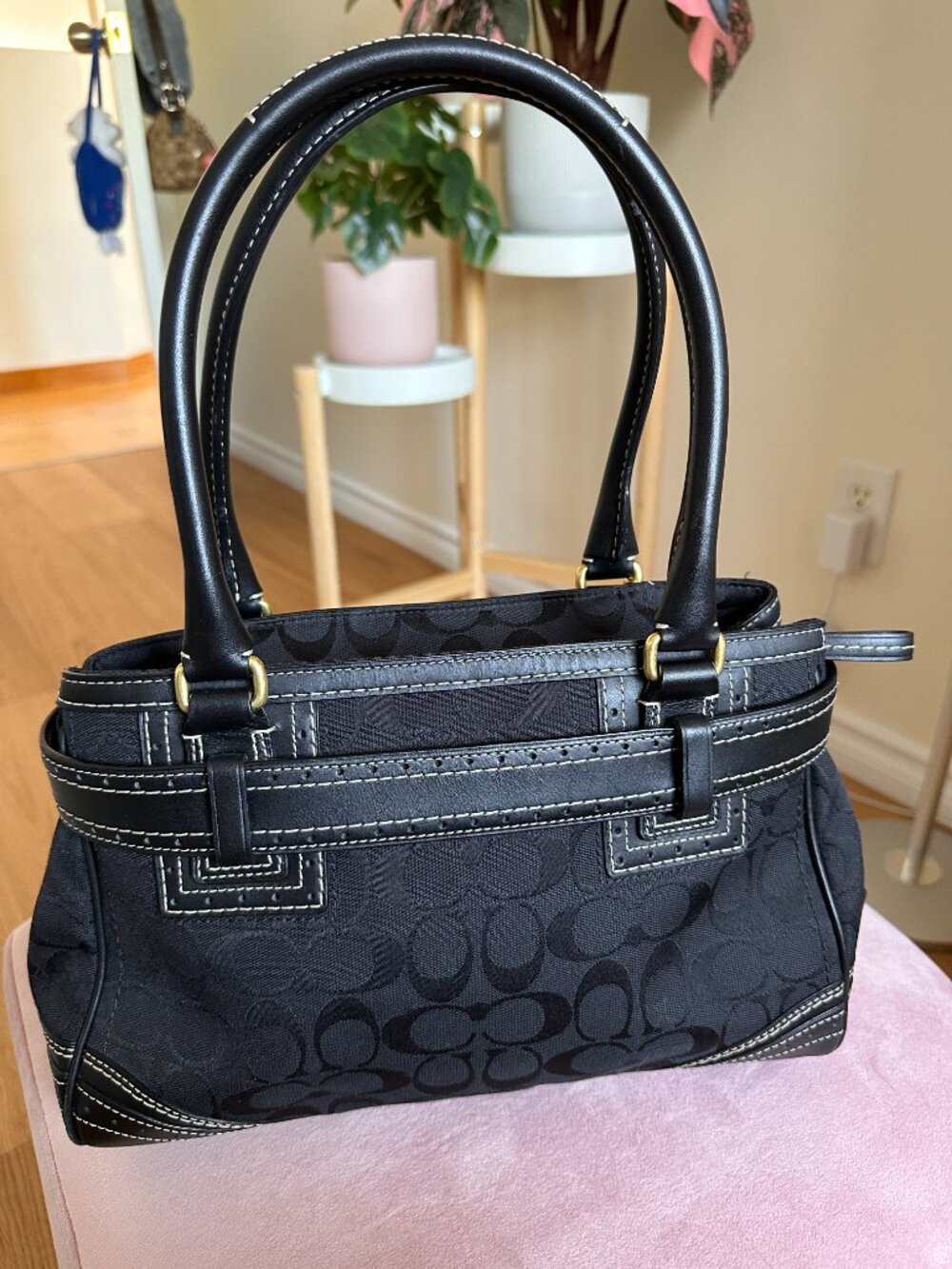 🖤🍒 Coach Hampton Y2K Vintage Shoulder Bag Satchel 10507 Hamptons - Picture 2 of 12